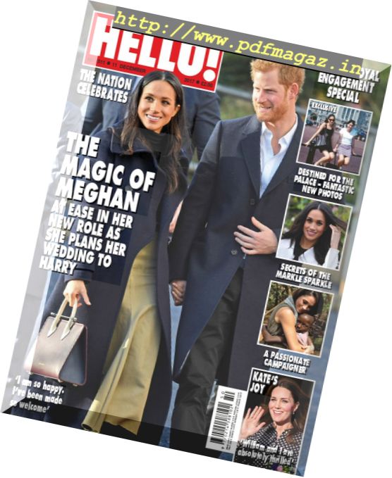 Hello! Magazine UK – 11 December 2017