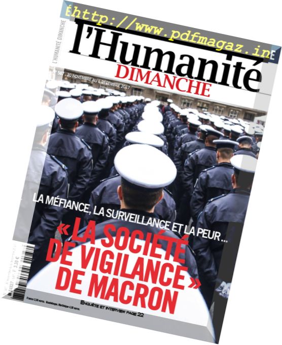 L’Humanite Dimanche – 30 Novembre 2017