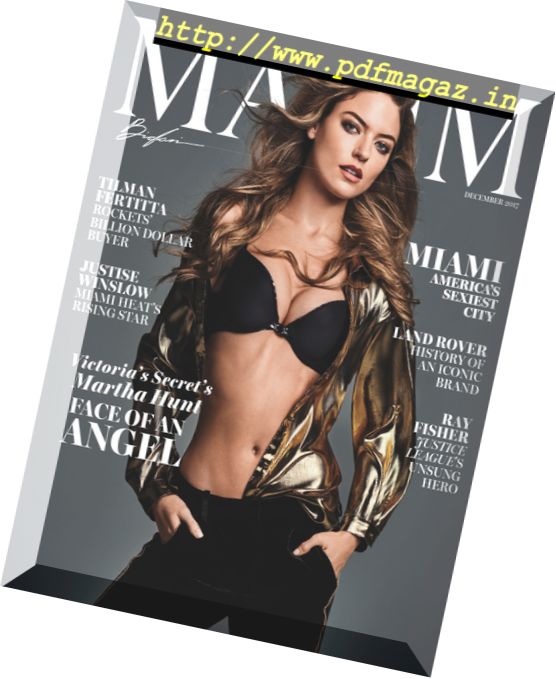 Maxim USA – December 2017