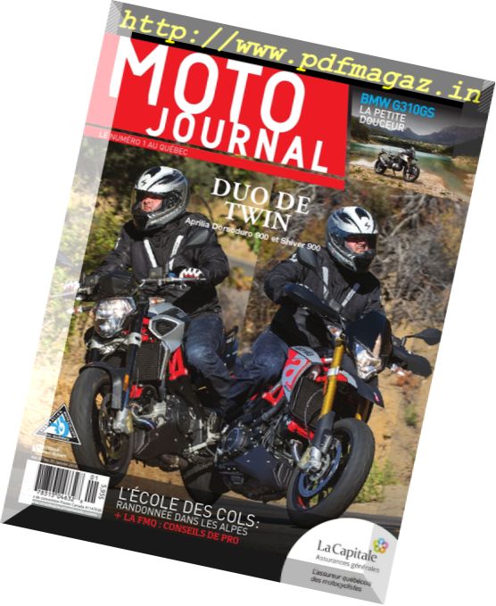 Moto Journal Quebec – Janvier 2018