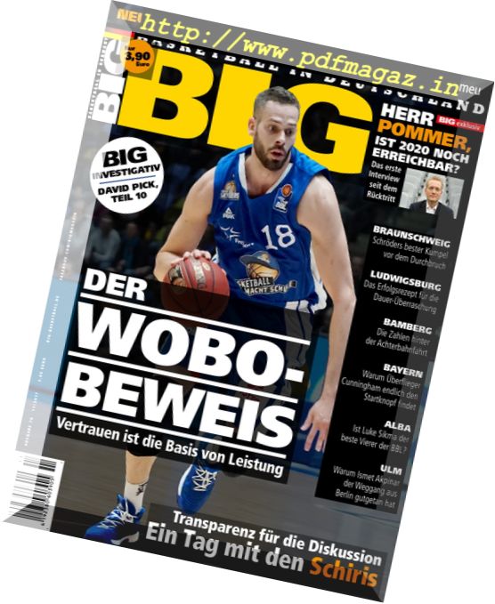 BIG – Basketball in Deutschland – Dezember 2017