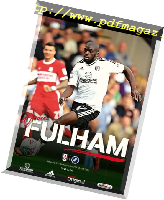 Fulham FC – Fulham v Millwall – 25 November 2017