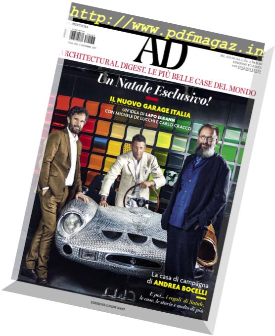 AD Architectural Digest Italia – Dicembre 2017