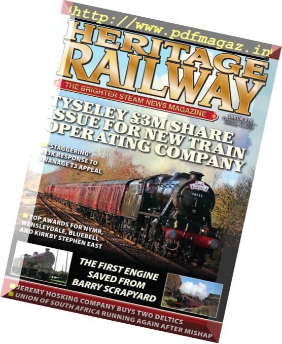 Heritage Railway – 15 December 2017 – 1 January 2018