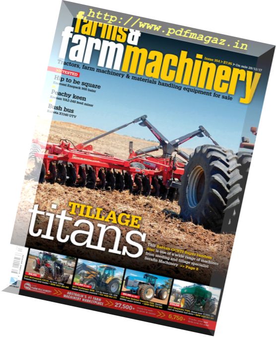 Farms and Farm Machinery – December 2017