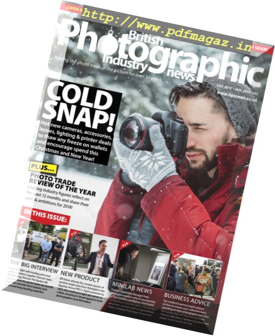 British Photographic Industry News – December 2017-January 2018