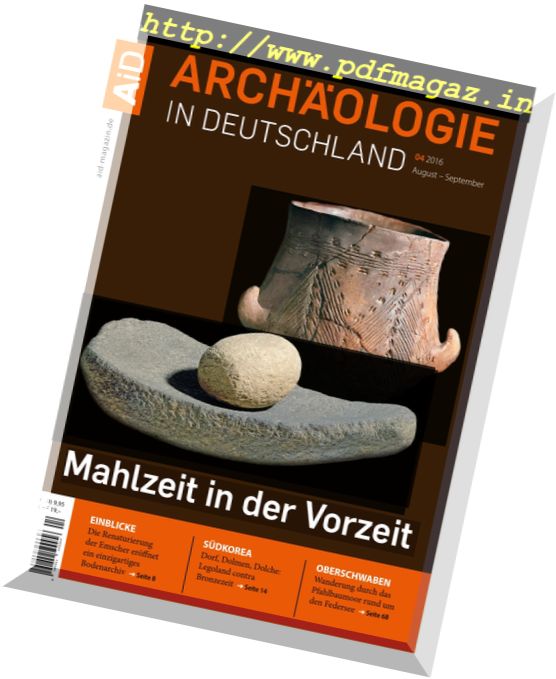 Archaologie in Deutschland – August-September 2016