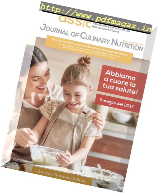 Journal of Culinary Nutrition – Gennaio 2018