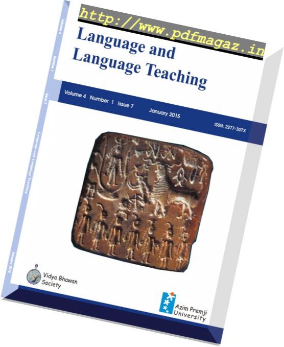 Language and Language Teaching – January 2015