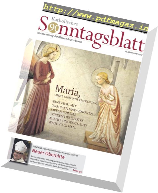 Katholisches Sonntagsblatt – 10 Dezember 2017