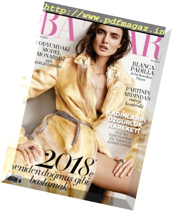 Harper’s Bazaar Turkey – Ocak 2018