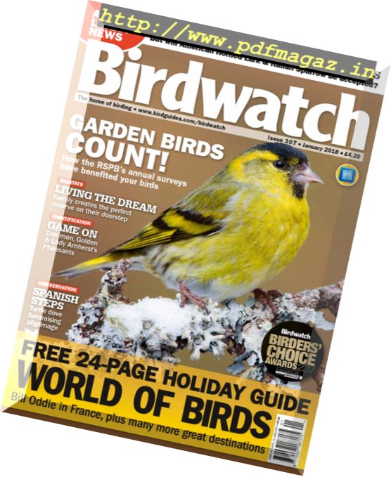 Birdwatch UK – January 2018