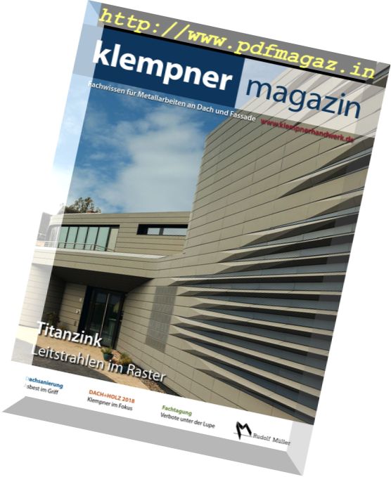 Klempner Magazin – Januar 2018