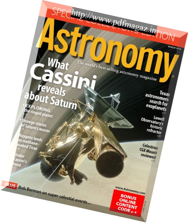Astronomy – March 2018