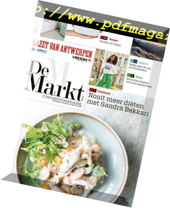 Gazet van Antwerpen De Markt – 13 januari 2018