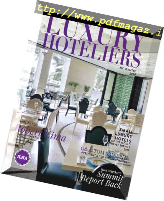 Luxury Hoteliers – N 1, 2018