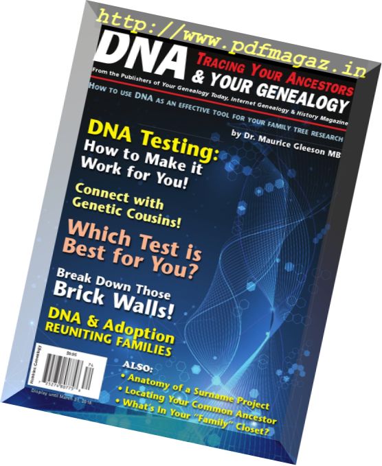 Your Genealogy Today – DNA & Your Genealogy 2018