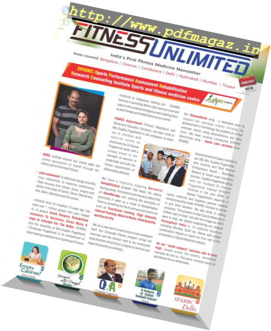 Fitness Unlimited India – January 2018