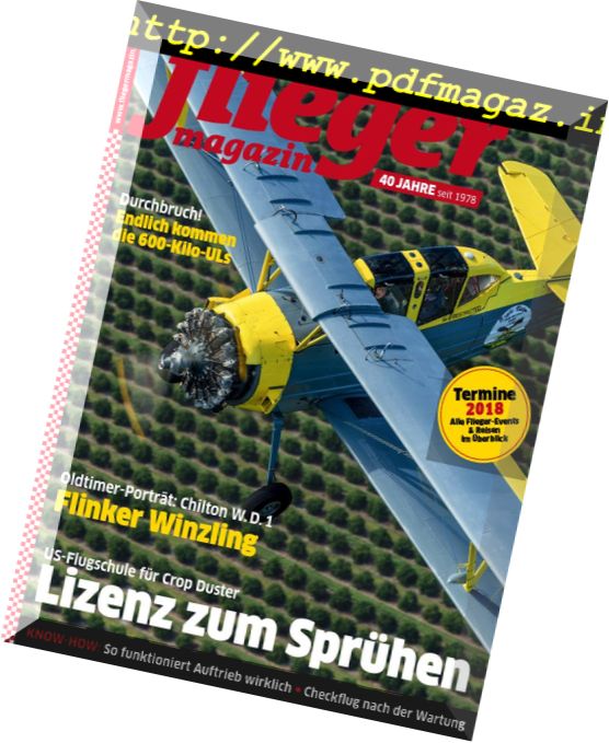 Fliegermagazin – Marz 2018