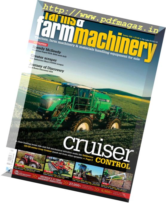 Farms and Farm Machinery – March 2018