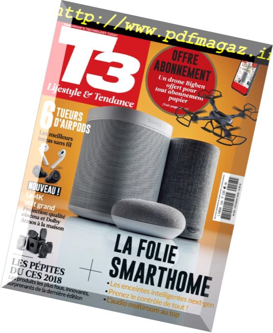 T3 Gadget Magazine – 15 fevrier 2018