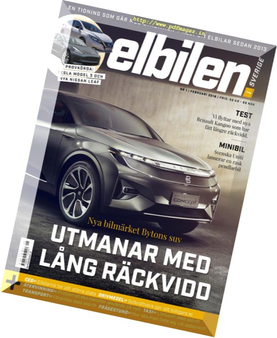 Elbilen I Sverige – Februari 2018