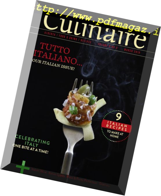 Culinaire Magazine – March 2018