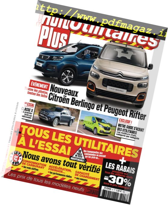 Auto Plus – Hors-Serie Utilitaires – mars 2018