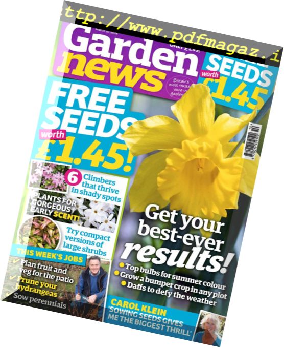 Garden News – 11 March 2018