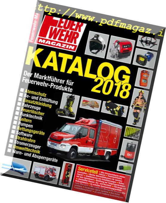 Feuerwehr Extra – Katalog 2018