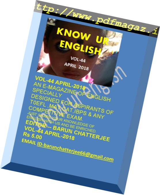 Know Ur English – April 2018