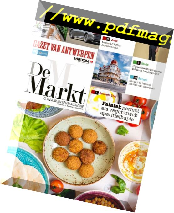 Gazet van Antwerpen De Markt – 7 april 2018