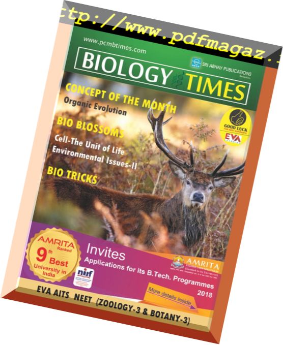 BIOLOGY TIMES – April 2018