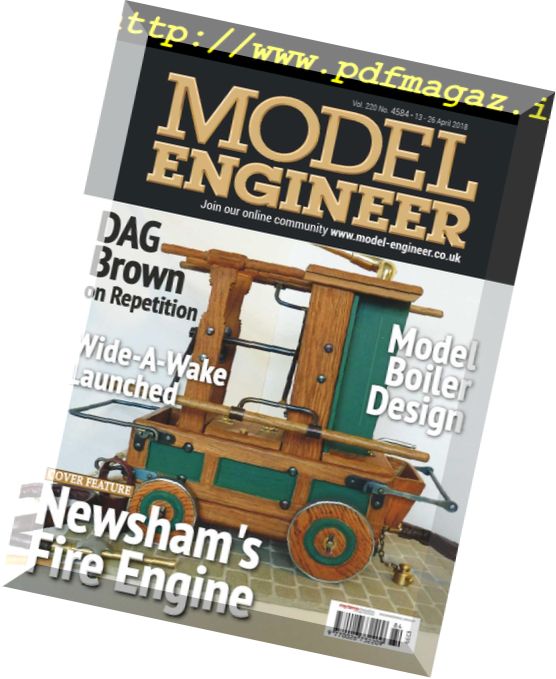 Model Engineer – 14 April 2018