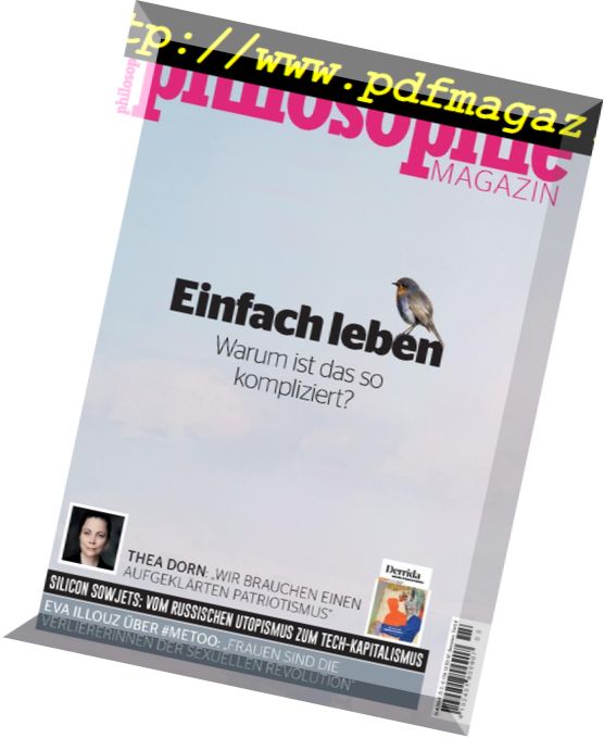 Philosophie Magazin Germany – April-Mai 2018