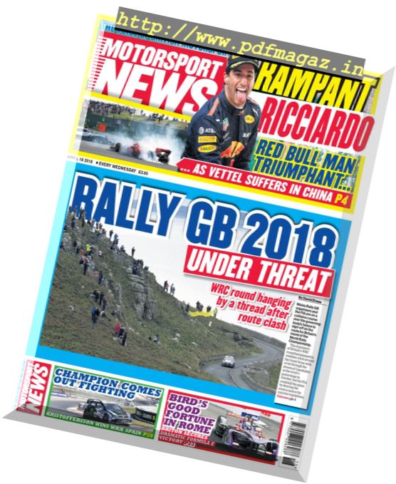 Motorsport News – 18 April 2018