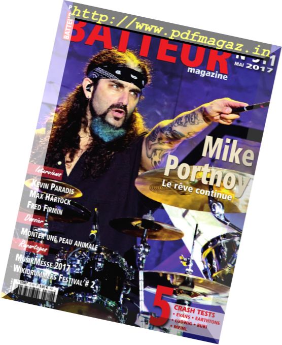 Batteur Magazine – Mai 2017