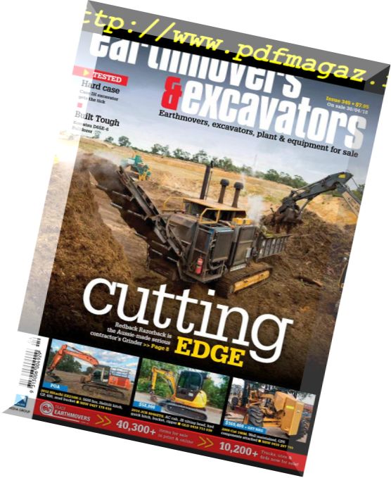 Earthmovers & Excavators – June 2018