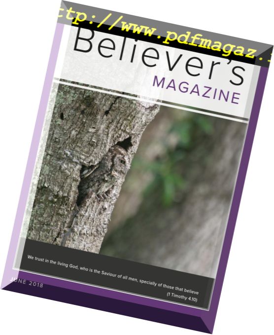 Believer’s Magazine – June 2018