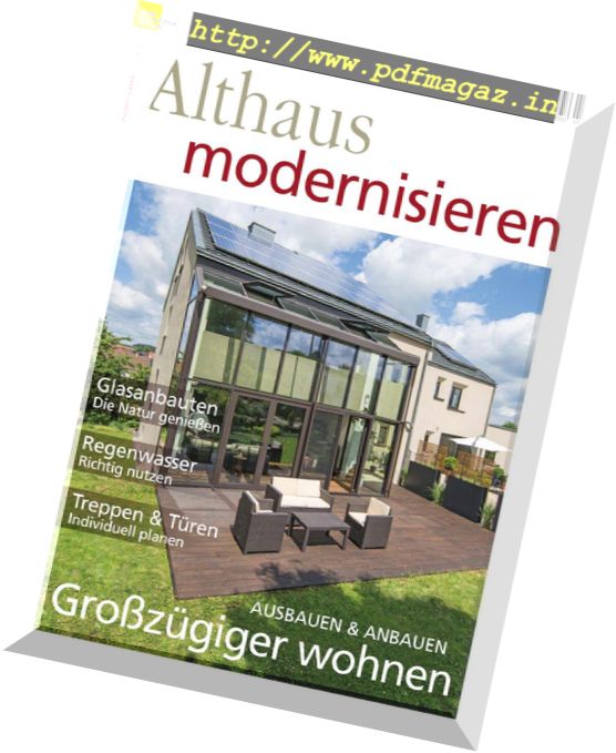 Althaus Modernisieren – Juni-Juli 2018