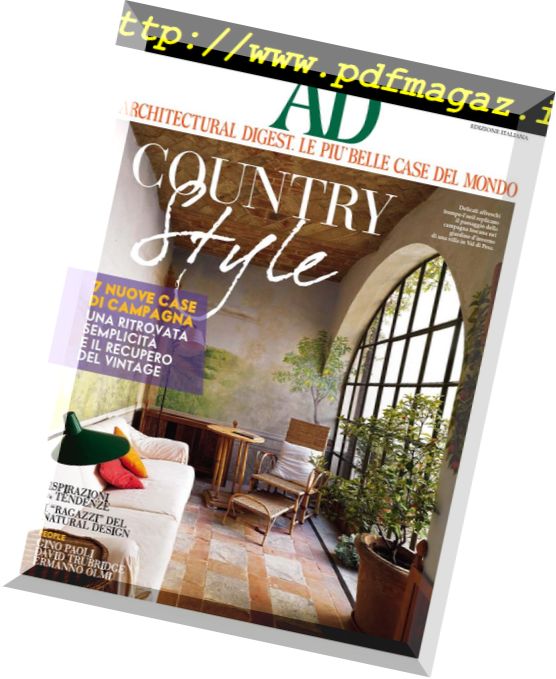 Architectural Digest Italy – Maggio 2013