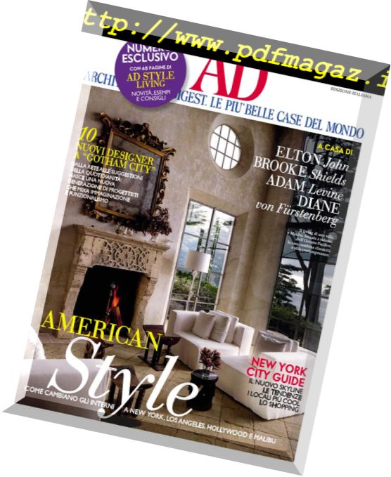 Architectural Digest Italy – Marzo 2013