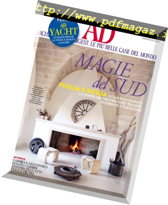Architectural Digest Italy – Agosto 2013