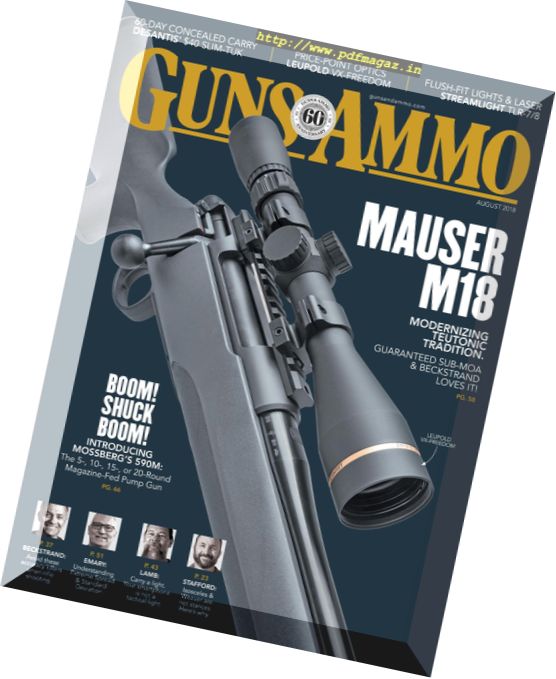Guns Ammo – August 2018