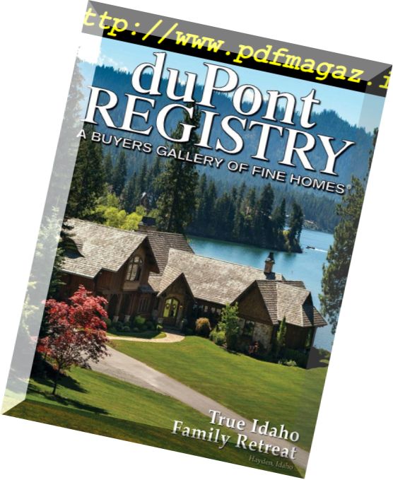 duPontREGISTRY Homes – August 2018