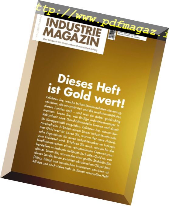 Industrie Magazin – Juli-August 2018