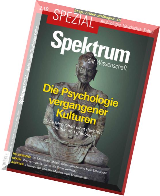 Spektrum der Wissenschaft Spezial Archaologie Geschichte Kultur – Nr.2, 2018