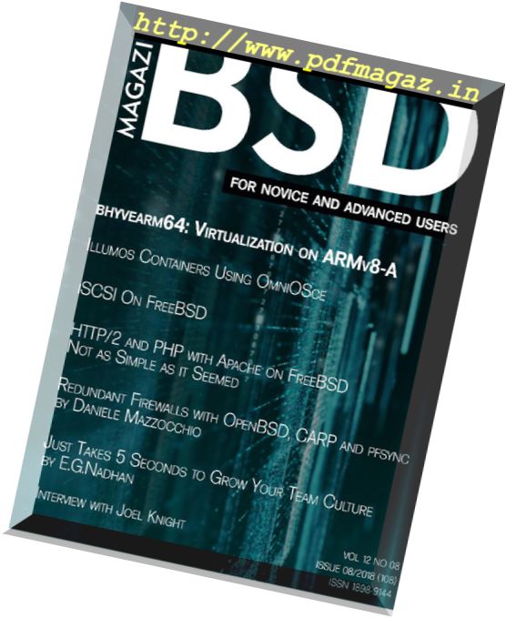 BSD Magazine – August 2018