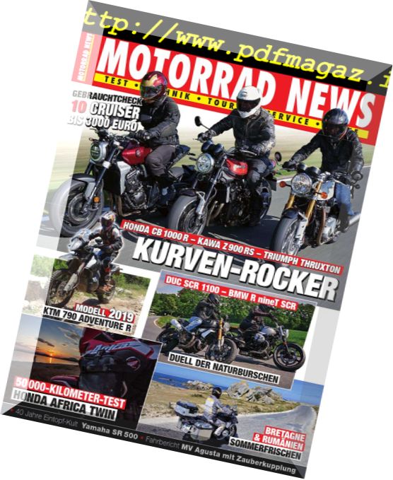 Motorrad News – August 2018