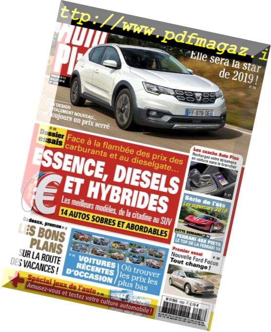 Auto Plus France – 13 juillet 2018